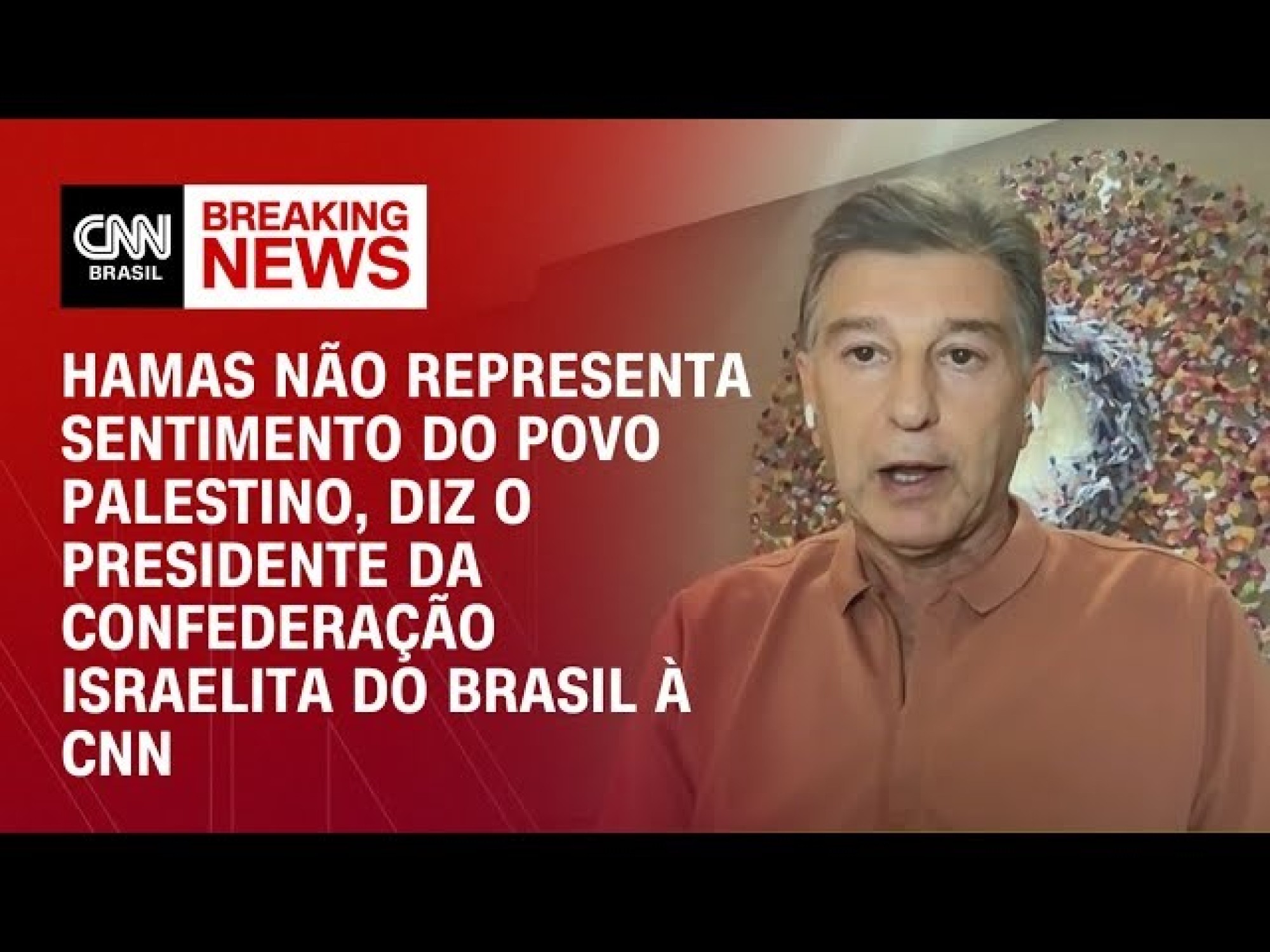 “O grupo Hamas não representa a população da Palestina”, diz presidente da CONIB “O grupo Hamas não representa a população da Palestina”, diz presidente da CONIB - Fundada em 1948, a CONIB – Confederação Israelita do Brasil é o órgão de representação e coordenação política da comunidade judaica brasileira.