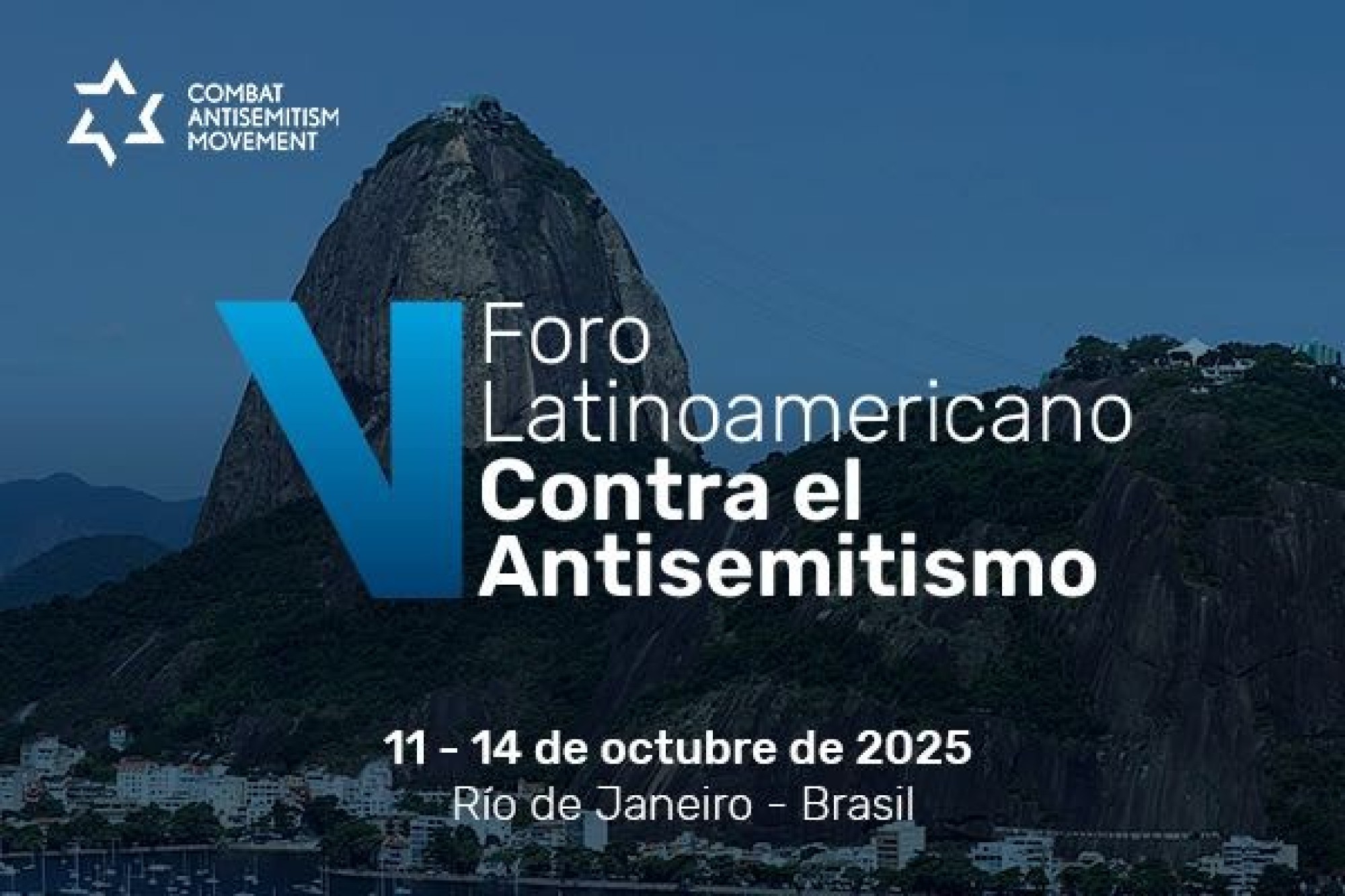 Rio de Janeiro vai sediar o V Fórum Latino-Americano Contra o Antissemitismo Rio de Janeiro vai sediar o V Fórum Latino-Americano Contra o Antissemitismo - Fundada em 1948, a CONIB – Confederação Israelita do Brasil é o órgão de representação e coordenação política da comunidade judaica brasileira.