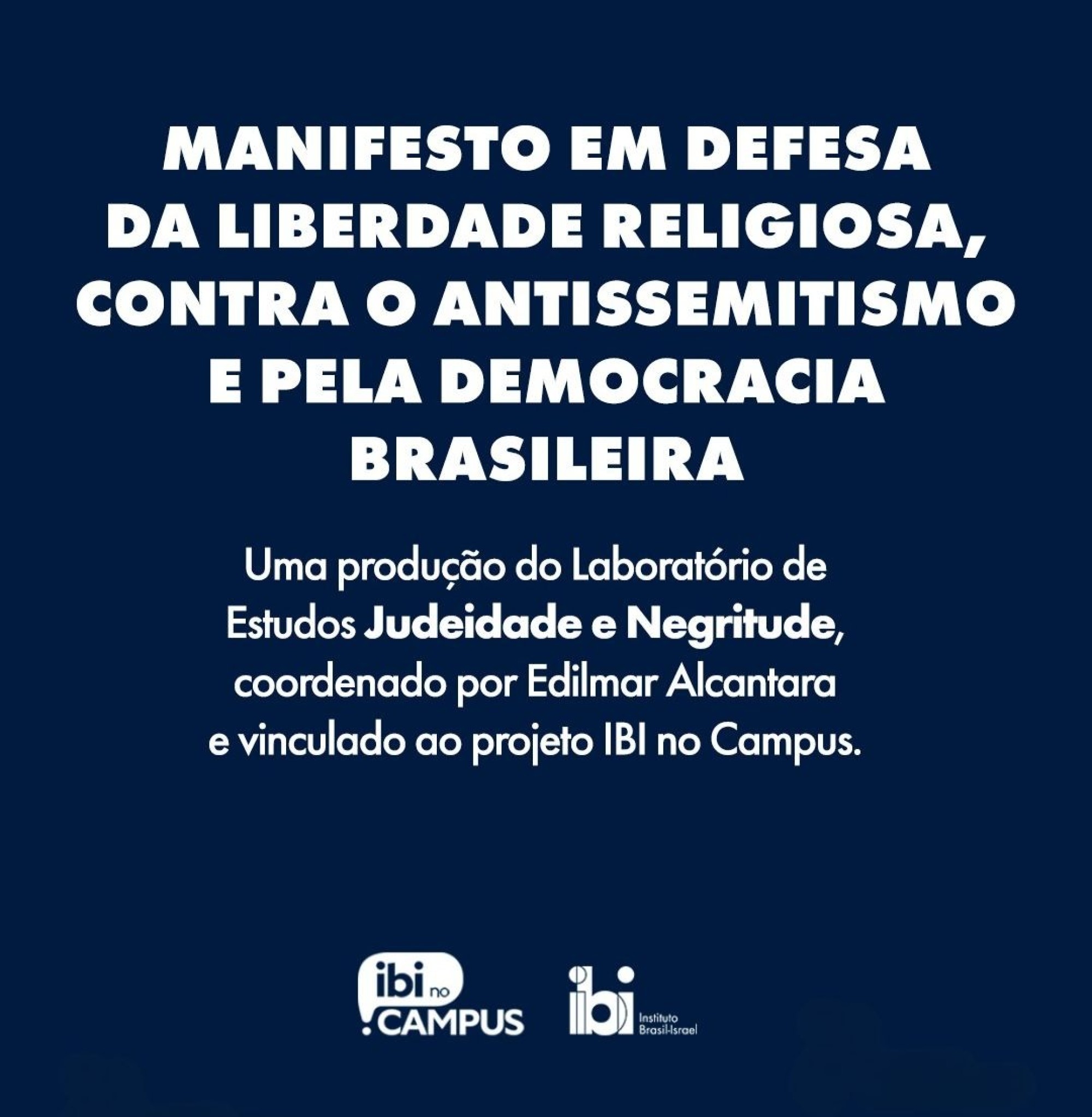 Judeus e negros unem vozes em defesa da liberdade religiosa, contra o antissemitismo e pela democracia brasileira - Fundada em 1948, a CONIB &ndash; Confedera&ccedil;&atilde;o Israelita do Brasil &eacute; o &oacute;rg&atilde;o de representa&ccedil;&atilde;o e coordena&ccedil;&atilde;o pol&iacute;tica da comunidade judaica brasileira. 