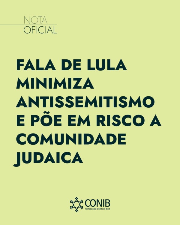 Conib em ação - Fundada em 1948, a CONIB – Confederação Israelita do Brasil é o órgão de representação e coordenação política da comunidade judaica brasileira. 