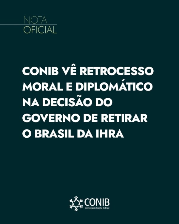 Conib em ação - Fundada em 1948, a CONIB – Confederação Israelita do Brasil é o órgão de representação e coordenação política da comunidade judaica brasileira. 