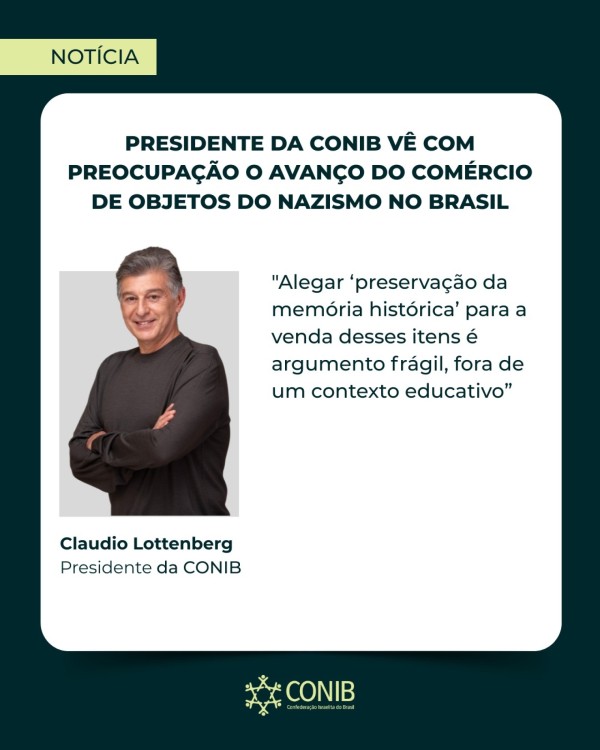 Brasil - Fundada em 1948, a CONIB &ndash; Confedera&ccedil;&atilde;o Israelita do Brasil &eacute; o &oacute;rg&atilde;o de representa&ccedil;&atilde;o e coordena&ccedil;&atilde;o pol&iacute;tica da comunidade judaica brasileira. 