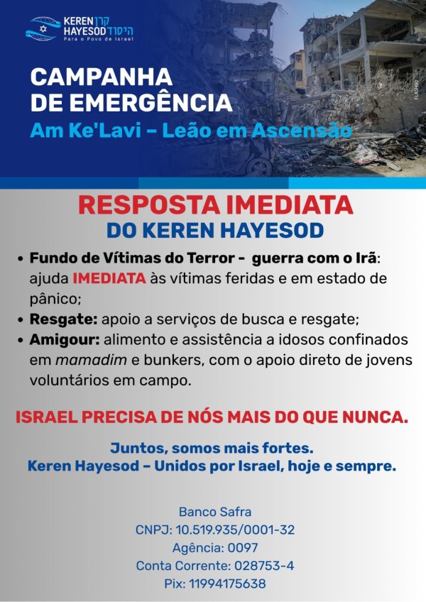 Mundo - Fundada em 1948, a CONIB – Confederação Israelita do Brasil é o órgão de representação e coordenação política da comunidade judaica brasileira. 