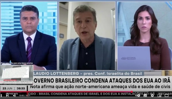 News-Em Pauta - Fundada em 1948, a CONIB – Confederação Israelita do Brasil é o órgão de representação e coordenação política da comunidade judaica brasileira. 