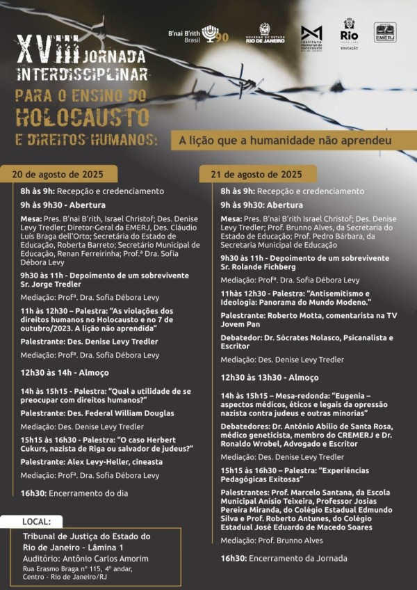 Agenda - Fundada em 1948, a CONIB &ndash; Confedera&ccedil;&atilde;o Israelita do Brasil &eacute; o &oacute;rg&atilde;o de representa&ccedil;&atilde;o e coordena&ccedil;&atilde;o pol&iacute;tica da comunidade judaica brasileira. 