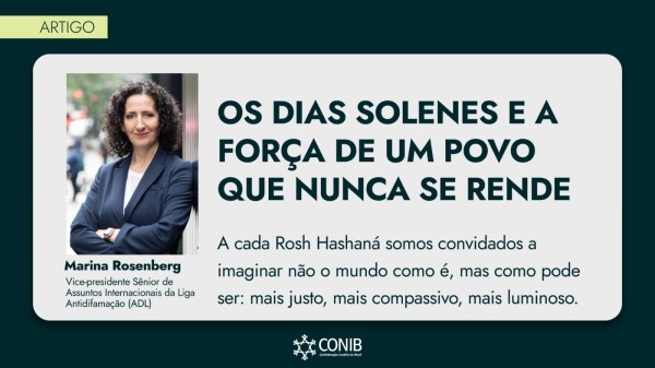 News-Notícias - Fundada em 1948, a CONIB – Confederação Israelita do Brasil é o órgão de representação e coordenação política da comunidade judaica brasileira. 