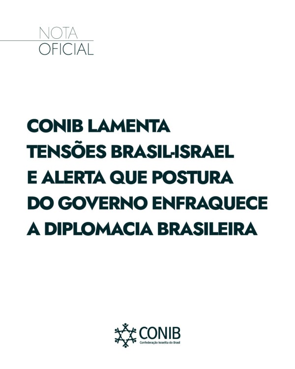 News-Em Pauta - Fundada em 1948, a CONIB – Confederação Israelita do Brasil é o órgão de representação e coordenação política da comunidade judaica brasileira. 