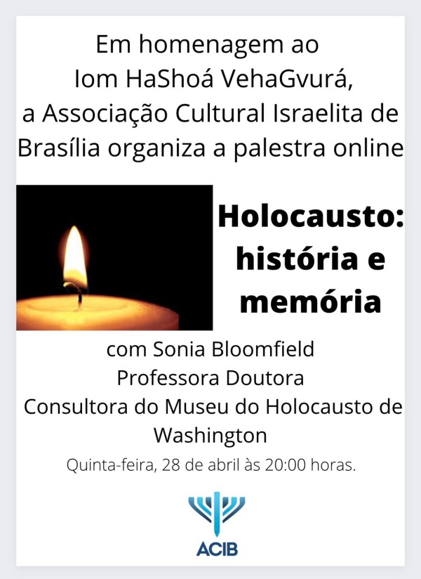 Agenda - Fundada em 1948, a CONIB – Confederação Israelita do Brasil é o órgão de representação e coordenação política da comunidade judaica brasileira. 